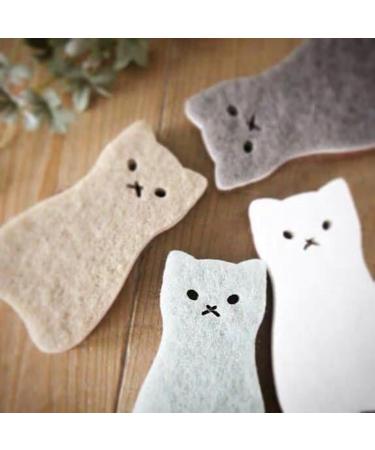 4 Pcs Cleaning Sponge Lovely Inclined Sponge House Cleaning Wipes Dishwashing Pad Soft - Buy Online on GoSupps.com