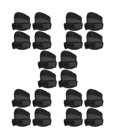 FOMIYES 10 Pairs Five Finger Half Socks Non-Slip Forefoot Pads Half-Size Foot Pads Supple Front Palm Pads Sweat-Absorbing Half Socks Half Palm Pads Women Half Socks Front Palm Cushions