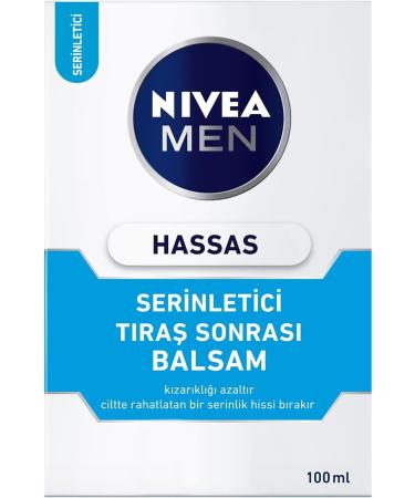 Nivea Men Sensitive Cool Aftershave Balm - 100ml | Soothing & Cooling for All Skin Types - International Shipping Available - Buy Online on GoSupps.com