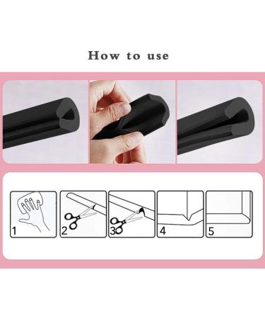 Vicloon Edge Protectors 2M * 2 Sets Foam Safety Strip Kids Anti Collision Strip Thicken Soft Protective Edge Corner Guard for Baby Kids and Child - Black - Buy Online on GoSupps.com