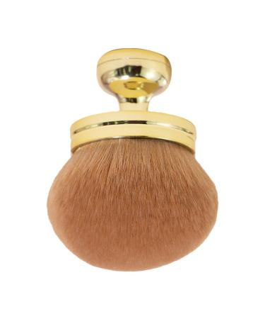 Powder Brush for Loose Powder Blush Brush Powder Makeup Brush - Setting Powder Brush Face Brushes Makeup Mushroom Head Brush for Setting Loose & Pressed Powder gold