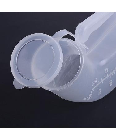 Men Urinal with Scale with Handle Easy to Clean Transparent Environmental Protection Texture for Car Tourism Companion 1000ML Happy - Buy Online on GoSupps.com