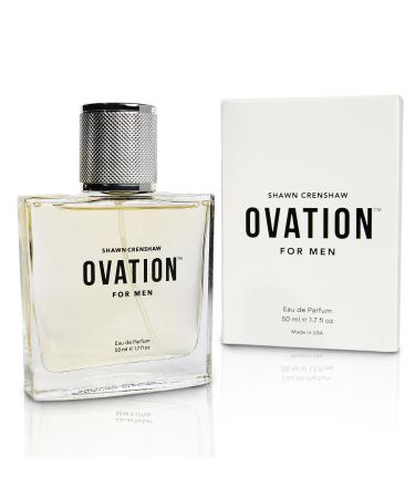 Ovation for Men by Shawn Crenshaw Alluring Attention Grabbing Signature Fragrance Eau de Parfum 50ml (1.7 fl. oz.) Ovation for Men Signature