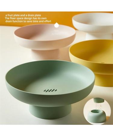 Fruit Bowls Round Drain Fruit Dish Fruit Basket Modern Style Container for Kitchen Counter Table Centerpiece Decorative Home Decor Fruit Basket (Color : White) - Buy Online on GoSupps.com