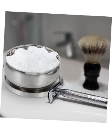 FRCOLOR Stainless Steel Shaving Soap Bowl - Rustproof Razor Shell Hair Care Cup 11x5.5cm - Ideal for Men s Grooming - Buy Online on GoSupps.com