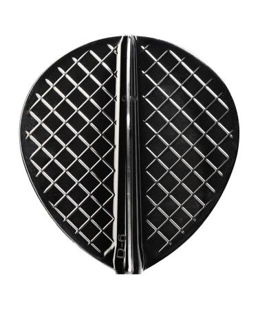 COSMO DARTS FIT Flight PRO Dart Flights D-6 Black