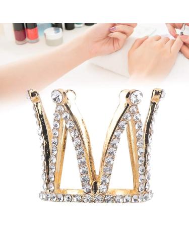 Nail Art Pen Holder Nail Art Pen Holder for Nail Brush Exquisite Gold Plated Pearl Crown Typed Pen Displayer Stand (Type1) - Buy Online on GoSupps.com