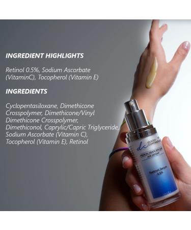 Retinol Serum 0.5% - Best Anti-Aging Skin Repair Face Cream | Non-Greasy Professional Formula | 1Oz for Youthful Skin - Buy Online on GoSupps.com