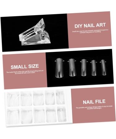 POPETPOP 1 Set Manicure Tools Set Nail Tips Forms Gel Nail Extensions Kit Nail Art Extension Nail Kit Cuticle Beauty Kit Manicure Extending Nails Kit Clip Plastic Double Head - Buy Online on GoSupps.com