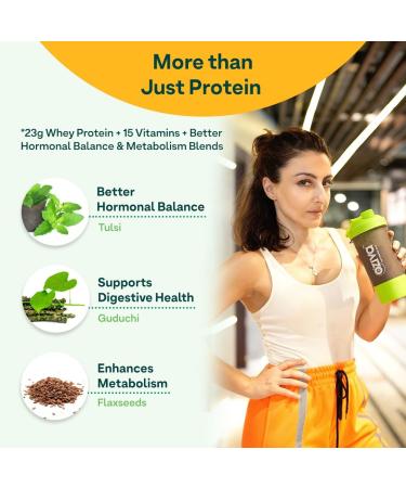 Buy Mango Natural Protein Powder for Women - Weight Control Metabolism & Hormonal Balance | 500G Multivitamin-Infused Herbal Blend - Buy Online on GoSupps.com