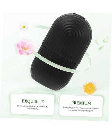FRCOLOR 3pi ces Glace Pour Visage Silicone Accessoire De Soin Peau R duit Les Gonflements Et Am liore lasticit Parfait Pour Massage Apaisant Et R frig rant Du Visage 12x6x5cmx3pcs noirx3pcs - Buy Online on GoSupps.com
