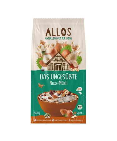 Allos Nut muesli unsweetened 500 g Organic