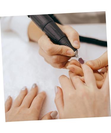 Anneome 1 Set Nail Sand Ring Cap Nail Cuticle Drill Bit Nail File Bits Portable Drill Kit U as Acrilicas Nail Salon Accessory Nail Drill Bits Pro Tools Foot Head Box 8x6cm Rosy - Buy Online on GoSupps.com