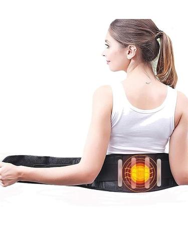 Adjustable lumbar belt belt tourmaline self -warming magnetic field therapy waist lower back support in cramps sprain herniated disc relief of pain: