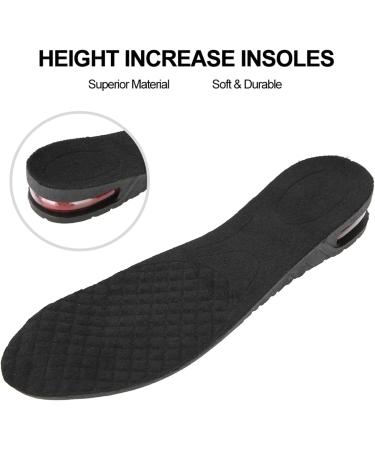 Height Adjustable Insoles - Four Layer PU Heel Lift for Unisex | Boost Your Height Comfortably - Buy Online on GoSupps.com
