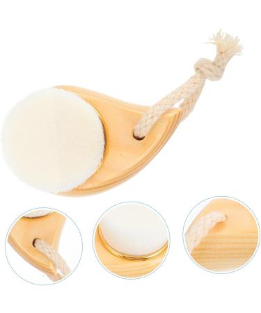 Beavorty face Brush Deep Cleaning Facial Brush Wood Facial Brush Skin Care Brush face Cleansing Device Facial Scrub Brush Face Washing Brush Facial Wooden Beech Handle Body Brown 8.5X5.5X4.7CM - Buy Online on GoSupps.com