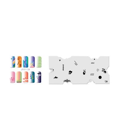 Fingernail stencil (airbrush nail art) Fengda JFH07-134