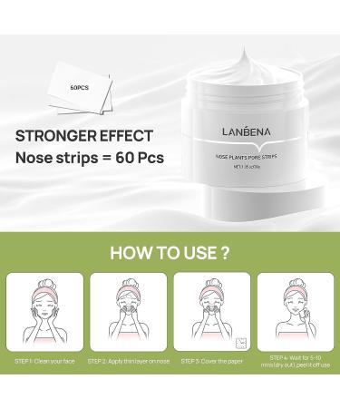 LANBENA Blackhead Mask Pore Strips - Blackhead Remover Peel Off Mask - Visit our Store - Buy Online on GoSupps.com