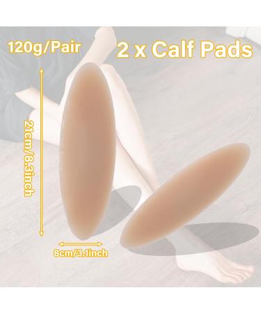 Silicone Self-Adhesive Calf Pads | Leg Shape Corrector - 120g Pair for Thin Skin & Curved Legs | Best Leg Protectors Online - Buy Online on GoSupps.com