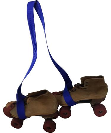 USA-Made Blue Yoga Mat Carrier & Roller Skate Leash | Ski Boots & Snowboard Shoulder Sling - Buy Online on GoSupps.com
