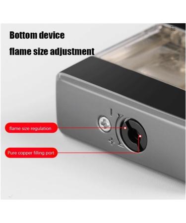 2024 Butane Lighter Windproof Direct Jet Dual Flame Lighter Soft Flame/Jet Flame Switchable Gas Lighter Lighter with Observation Window Metal Lighter Men's Gift (Gas Not Included)(Gold) - Buy Online on GoSupps.com