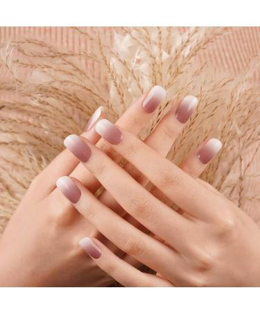 Zaubern gel4Home - Premium UV Nail Wraps & Foils | Semi-Cured Gel Nails (Babyboomer Dark) | Shop Internationally - Buy Online on GoSupps.com