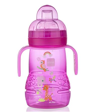 Mam Training Cup with Handles 4 Months 8 Ounce BPA Free Assorted Colors (Discontinued by Manufacturer)
