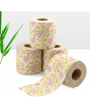 2 Rolls Floral Party Toilet Paper Novelty Flower Fake Money Toilet Paper Roll Wood Pulp Rose Toilet Paper for Home Office Restaurant Hotel Travel Decorative Toilet Paper - Buy Online on GoSupps.com