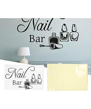 Nail Salon Wall Decoration Nail Salon Vinyl Wall Decal Self Adhesive Nail Salon Wall Shop Window Sticker Nail Art Manicure Decoration Sticker - Buy Online on GoSupps.com