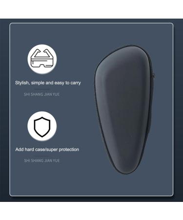 Electric Trimmer Case Waterproof Carrying Bag Razor Tear Resistant Shaving Kit Case Shockproof Zippered Closure Compact Razor Box Men Travel Organizer for Business Trip Home and Outdoor Grooming - Buy Online on GoSupps.com