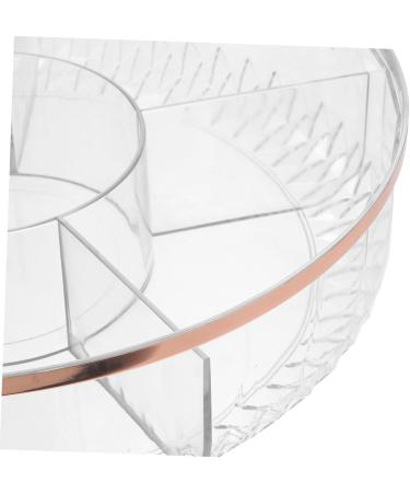 PRETYZOOM Dessert Plate Candy Box Food Tray Veggie Tray Snack Platter Divided Serving Dish Desktop to Rotate Potato Chips - Buy Online on GoSupps.com