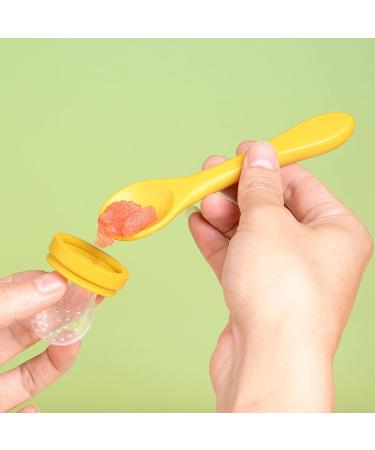 Buy Fruit Pacifier Feeder - Food Grade Yellow Food Feeder for Safe & Easy Fruit Feeding | International Shipping Available - Buy Online on GoSupps.com