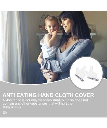 Stop Thumb Sucking Finger Gloves for Babies | Infant Thumb Protector - Mesh Fabric No Scratch 20x7.5cm - Buy Online on GoSupps.com
