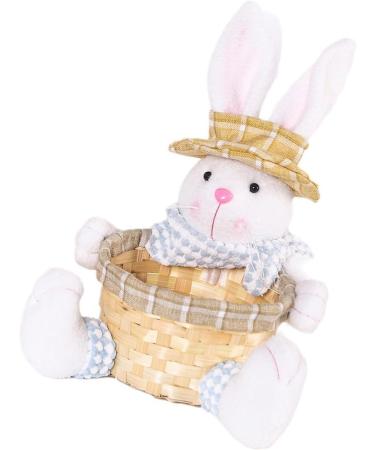 Happy Easter Decoration Lovely Candy Storage Basket Decoration Sweets Storage Basket for Easter Party Decor Exquisite Details Easter Toy Candy Basket - Buy Online on GoSupps.com