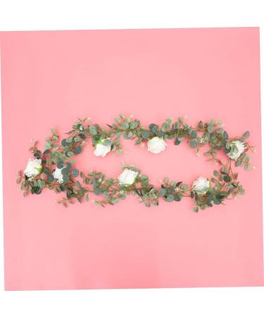 TOPBATHY 3pcs Peony Decorate Camera Insert Home Decoration Mirror Decor Wings Decoration Fake Rattan Camellia Money Leaf Household Decor White Rose Ornaments Wall Decor Eucalyptus Rose Vine As Shownx3pcs 195*9*6cmx3pcs - Buy Online on GoSupps.com