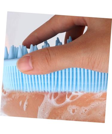 Plafope 2-Piece Silicone Shampoo Brush Set - Multifunctional Scalp Massage & Hair Cleaning Tool - Portable Silicone Hair Brush for Ultimate Care - Buy Online on GoSupps.com