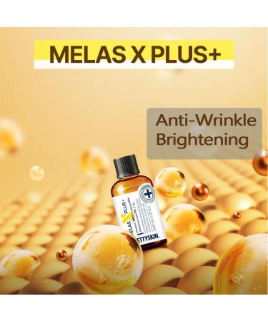 Buy PS.PRETTYSKIN Low pH Vitamin C MelasX Plus Ampoule - 30ml | Pure Vitamin C for Wrinkles Freckles & Blemish Care | Non-Sticky Oil Formula - International Shipping Available - Buy Online on GoSupps.com