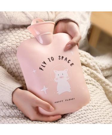 MAIES Premium Classic PVC Hot Water Bottle - Reusable Portable Heat Bottle for Pain Relief | International Shipping - Buy Online on GoSupps.com