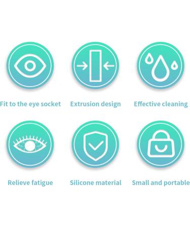 Eye Rinse Cup Silicone Eye Washer Portable Cleaning Cup Engineering Design to Fit Eyes for Effective Cleansing Soft Eye Cleaning Cup Eye Bath for Elderly Women Men and Children Eye Cleansing blue - Buy Online on GoSupps.com