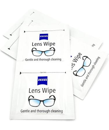 ZEISS Lens Cleaning Wipes - Pre-Moistened, Individually Wrapped for Coated Glass on Binoculars, Glasses, Sunglasses, Camera Lenses, and Scopes - 30 Count - Buy Online on GoSupps.com