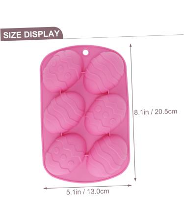 PRETYZOOM De para Gelatinas Popular Candy Molds Silicone Baking Pans Hand Decor Egg Mold Silicone Sweet Mould Chocolate Making Mold Easter Egg Candy Ice Manual Red Chocolate Eggs medium Red - Buy Online on GoSupps.com