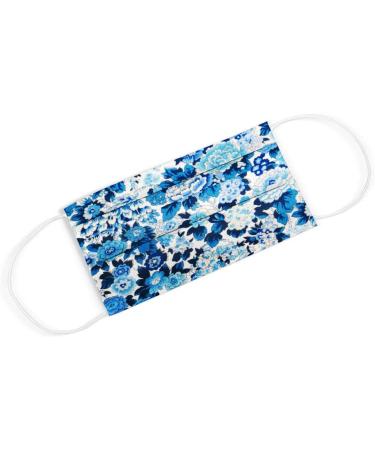Cencibel Smart Casual Liberty London Face Mask | Blue & Turquoise Floral Design | One Size | International Shipping - Buy Online on GoSupps.com
