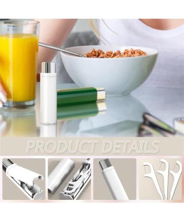 Portable Floss Dispenser - 2023 Upgrade Travel Dental Floss Case with 100 Floss Picks | Automatic Teeth Cleaning Case (Green - 3 PCs) | International Shipping - Buy Online on GoSupps.com