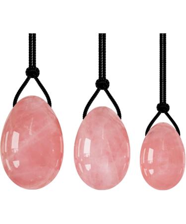 16 Species Yoni Jade Eggs - Natural Crystal Pelvic Floor Training & Massage for Women - Buy Online on GoSupps.com