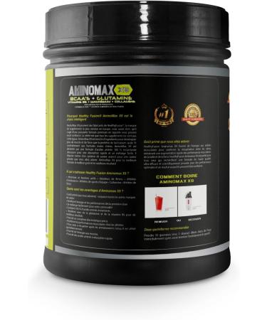 Healthy Fusion 100% Pure Branched Chain Amino Acids BCAAs | Essential Amino Acids | Glutamine + Vitamin B6 | Increase Muscle - Buy Online on GoSupps.com