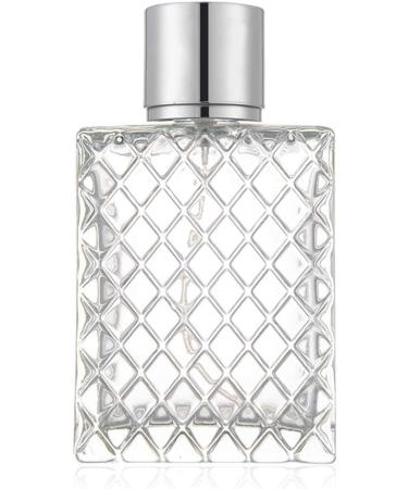 Enslz 100ml Refillable Spray Perfume Bottle - Clear Glass Atomizer for Essential Oils - Travel Size 3.4 oz Container - Buy Online on GoSupps.com