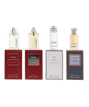 CARTIER Men's Perfume Gift Set: Declaration Edt, Parfum, L'Envol Eau De Parfum, Eau De Toilette - 0.13 oz each - Buy Online on GoSupps.com
