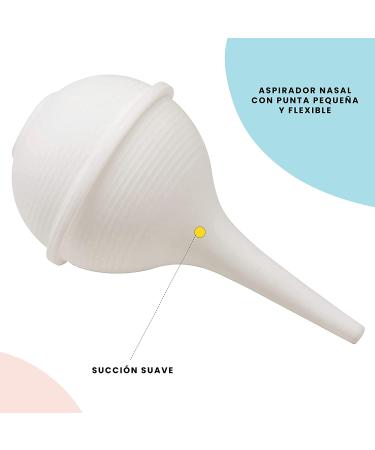 Safety 1st Newborn Nasal Aspirator - Gentle Relief for Congestion, White - Buy Online on GoSupps.com