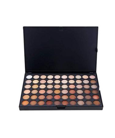 Pure Vie Professional Hightlight Eyeshadow Palette Makeup Contouring Kit - 120 Colors Highly Pigmented Warm Matte Shimmer Natural Cosmetic Eye Shadows Pallet 4
