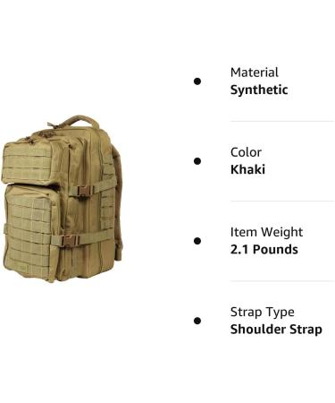 OSAGE RIVER Fishing Tackle Backpack with Rod Holder | Large Bag for Tackle Trays | Bass Fishing, Camping, Traveling | Khaki - Buy Online on GoSupps.com